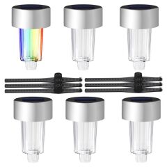 Metal Gövdeli̇ Dc 5v Rgb Solar Balkon-havuz-bahçe Lambasi (6'li Paket)