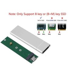 M.2 Sata SSD Ngff To Type C USB 3.0 B-Key Mini Çevirici Adaptör Harici Harddisk Kutusu