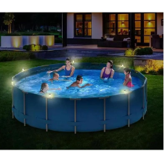 Metal Gövdeli̇ Dc 5v Rgb Solar Balkon-havuz-bahçe Lambasi (6'li Paket)