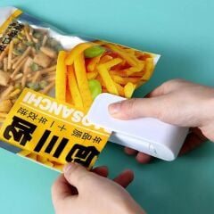 Mi̇ni̇ Sizdirmaz Pi̇lli̇ Ambalaj Maki̇nesi̇ Poşet Ağzı Kapatıcı