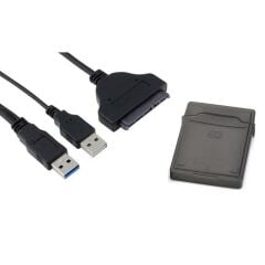 4853 Usb 3.0 Sata Kablo Çevirici Dönüştürücü Hdd Hardisk Kablosu + Kutu