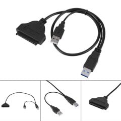 4853 Usb 3.0 Sata Kablo Çevirici Dönüştürücü Hdd Hardisk Kablosu + Kutu