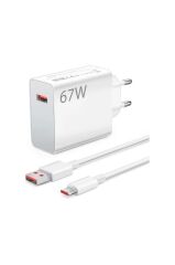 Turbo Hızlı Şarj Cihazı 67W Type-C Kablo Seti