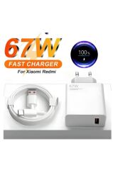Turbo Hızlı Şarj Cihazı 67W Type-C Kablo Seti