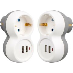 Vea Vrm0101u 250v 16a Tekli Çift Usbli Priz