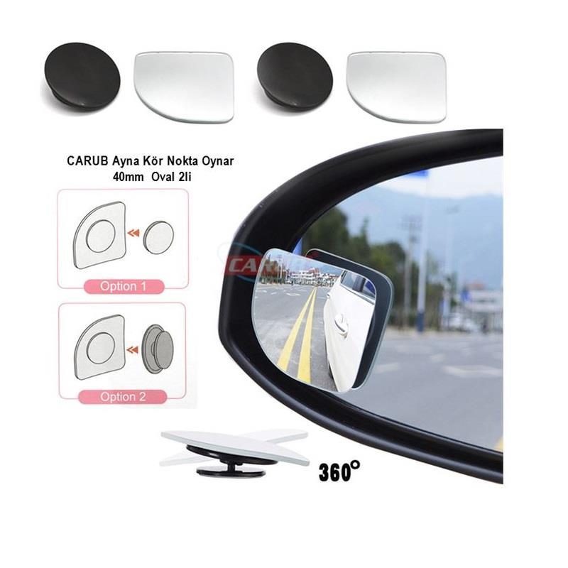 CARUB Ayna Kör Nokta Oynar 40mm Üçgen 2li