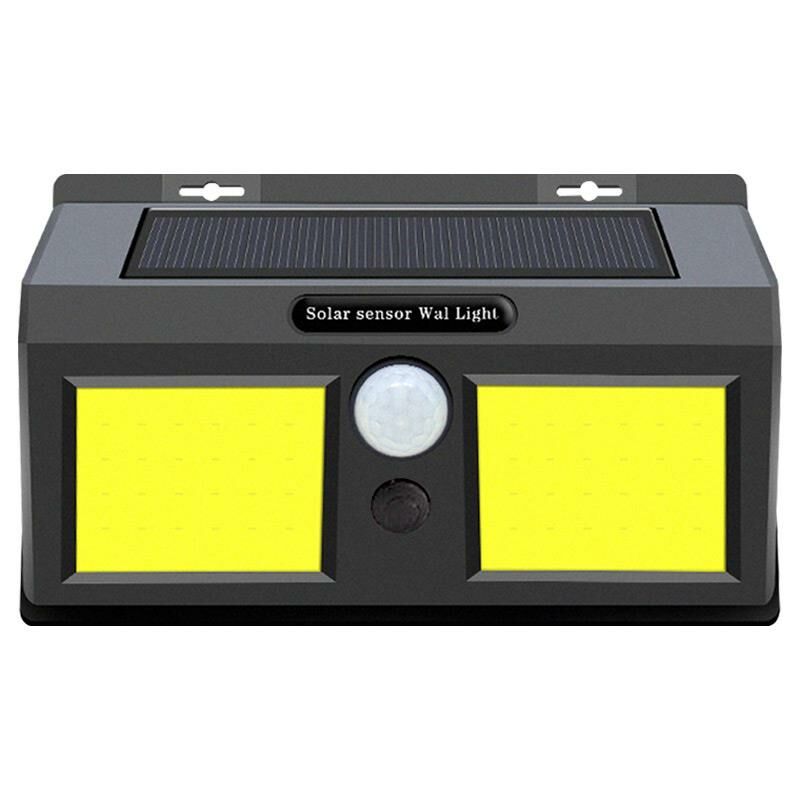 96 SMD LEDLİ SENSÖRLÜ ÇİFTLİ SOLAR COB LED DUVAR TİPİ APLİK