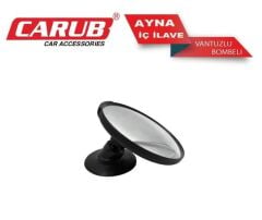 Vakumlu Araç İçi Bombeli Ayna 8 cm – Vantuzlu, Kolay Montaj
