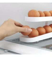 2 Katlı Otomatik Buzdolabı Yumurta Standı