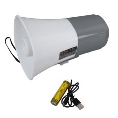 Notel 918l 25 Watt Bluetooth-usb-si̇ren-ses Kayit Özeli̇kli̇ Dahi̇li̇ Bataryali Mi̇ni̇ El Ti̇pi̇ Megafon