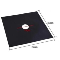 Ocak Koruyucu Folyosu Siyah 4’lü Set – Yanmaz, Yapışmaz, Isıya Dayanıklı