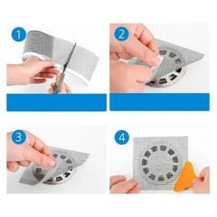 Çok Amaçlı Gider Süzgeci ve Sineklik Tamir Kiti 12 cm * 4 metre