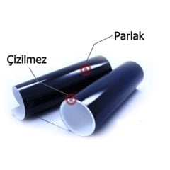 Koruma Tabakalı Panoramik Parlak Cam Tavan Görünümlü Folyo Kaplama Tavan Filmi 135 cm X 1 Metre