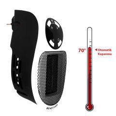 500 Watt Mini Mobil Kumandalı Isıtıcı | Hızlı Isınma, Zaman Ayarlı, Ekonomik Çözüm