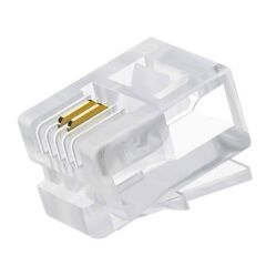 Rj11 Jack Telefon Kablo Ucu Konnektörü 100 Adet