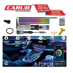 CARUB Araç İçi Ambiyans Wifi Kontrol Usb 6 Parça