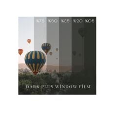 Çok Açık Sİyah Çizilmez Seri A Cam Filmi 150 cm x 5 M