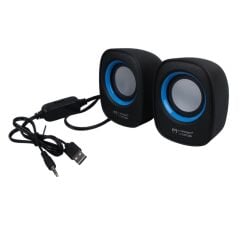 D-05a Mi̇ni̇ 5 Watt 4 Ohm Multi̇medi̇a 1+1 Usb Speaker - Hoparlör