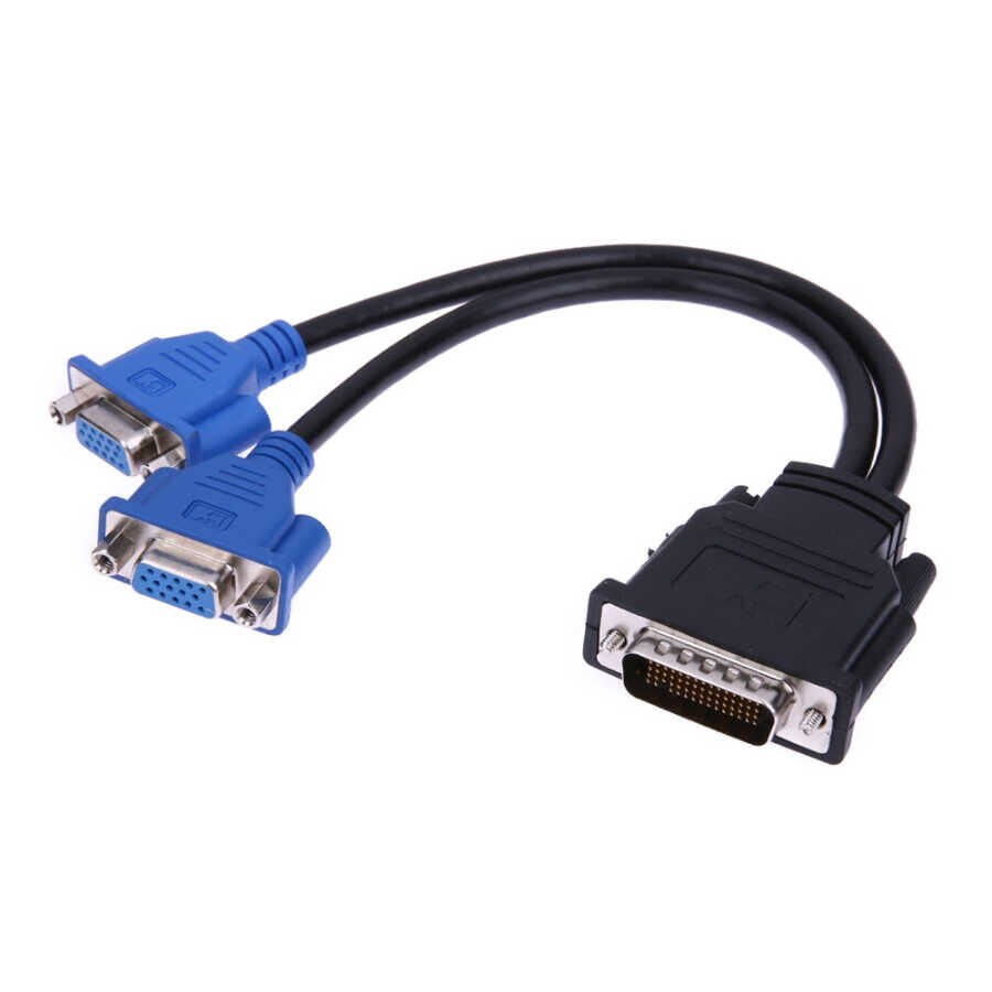 Vga Splitter Kablo - 59 Pin Dvi to 2 Vga Çevirici