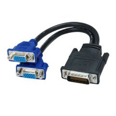 Vga Splitter Kablo - 59 Pin Dvi to 2 Vga Çevirici